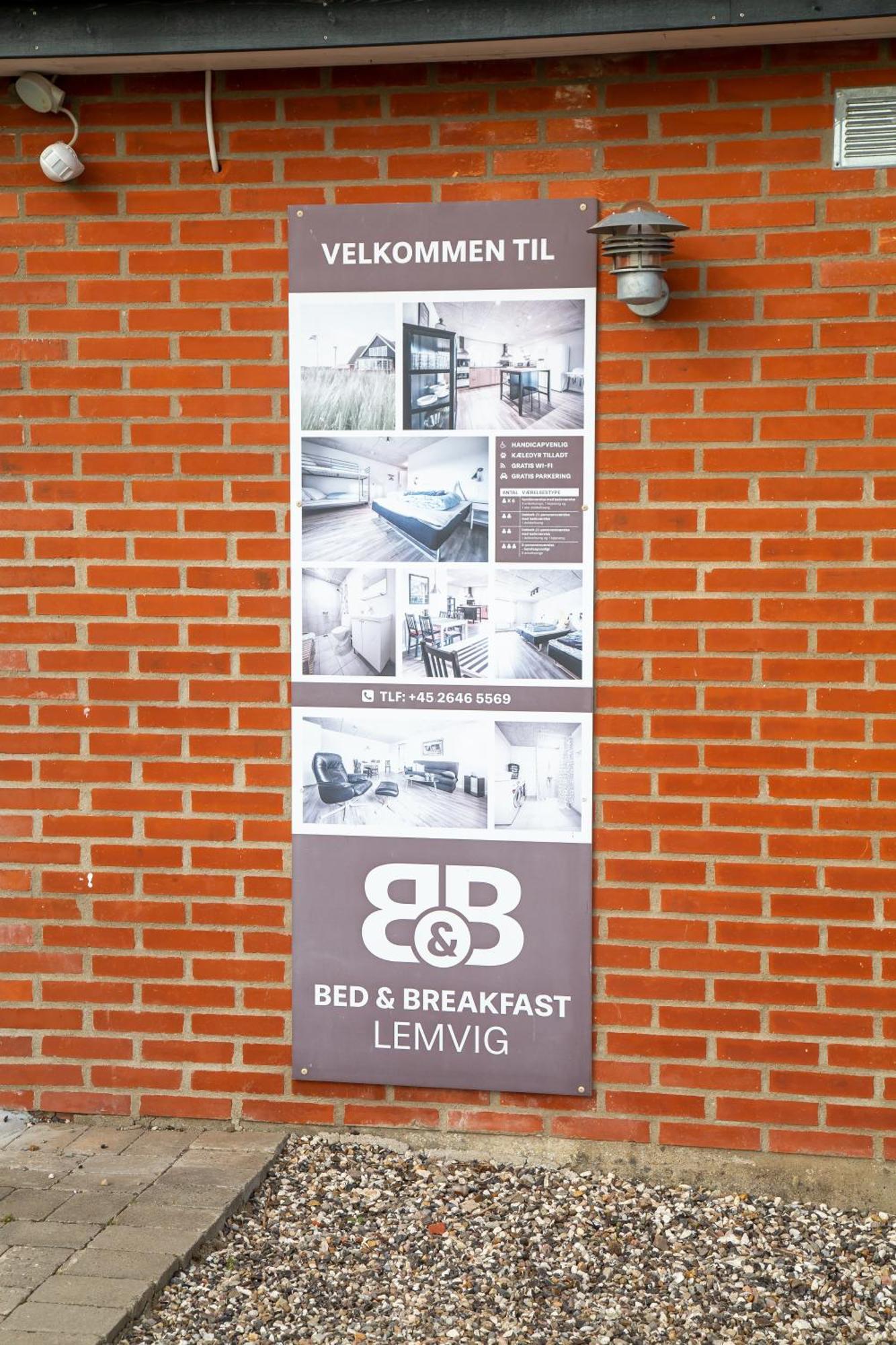 Bed And Breakfast Lemvig község Kültér fotó